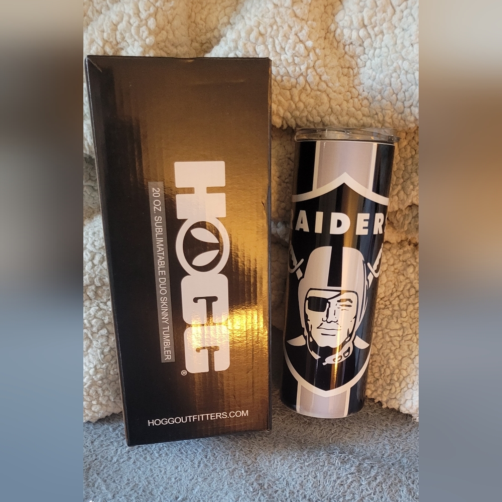 Raiders tumbler